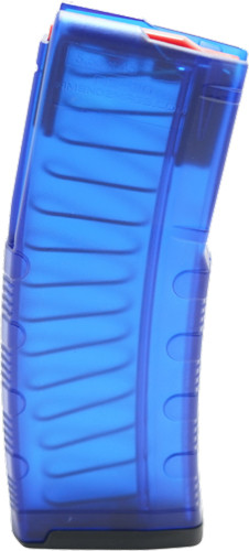 Amend2 AR-15 Magazine 5.56x45 30RD Polymer TRANS NRA BLUE<