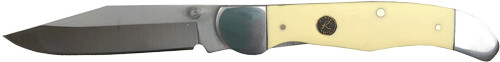 American Buffalo Knife & Tool ABKT ROPER PECOS 2.5" LINER LOCK CREAM Handles
