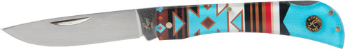 American Buffalo Knife & Tool ABKT ROPER Sunset Series #2 Western Lockback Single BLADE