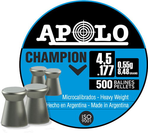 Apolo Pellets Hatsan APOLO 177 Champion 8.45 GRAIN 500 PACK