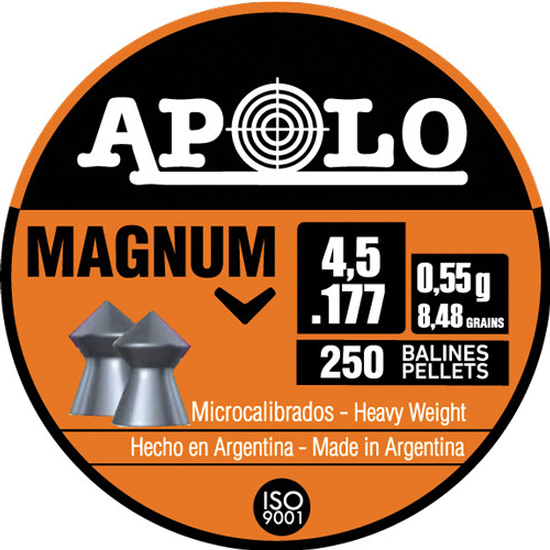 Apolo Pellets Hatsan APOLO 177 Magnum 8.48 GRAIN 250 PACK