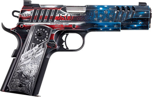 Auto-ordnance 1911 Founding Fathers Semi-Automatic Pistol - 45 ACP, 5"