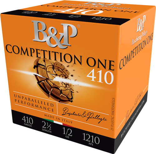 B&p 410 2.5" 1/2OZ #8 1210FPS 250RD CASE LOT