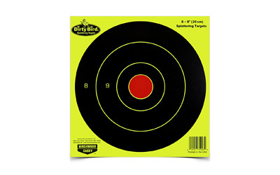 Birchwood Casey B/C DIRTY BIRD Yellow RND TGT 8-8"