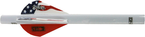 Bohning Blazer TRUE Fletch WRAP American FLAG 6PK