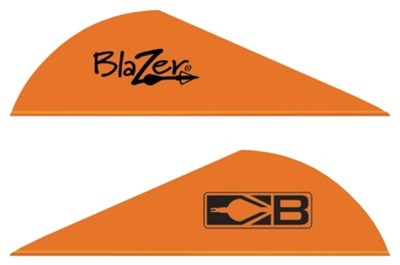 Bohning Blazer VANES 2" SOLID NEON Orange 36PK