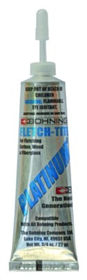 Bohning GLUE Fletch-tite Platinum 3/4OZ TUBE