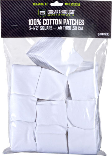 Breakthrough Clean Technologies Cleaning Patches 2 1/2" Square .45-.58 50 PACK