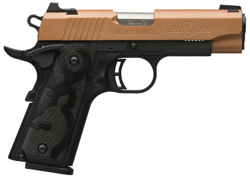 Browning 1911-380 Black Label Semi-Automatic Pistol - 380 ACP, 3.6"