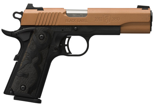 Browning 1911-380 Black Label Semi-Automatic Pistol - 380 ACP, 4.25"