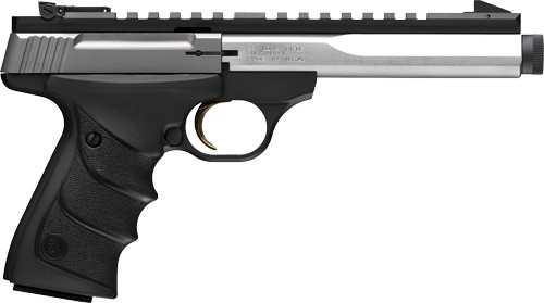 Browning Buck Mark Contour Stainless Semi-Automatic Pistol - 22 LONG RIFLE, 5.9"