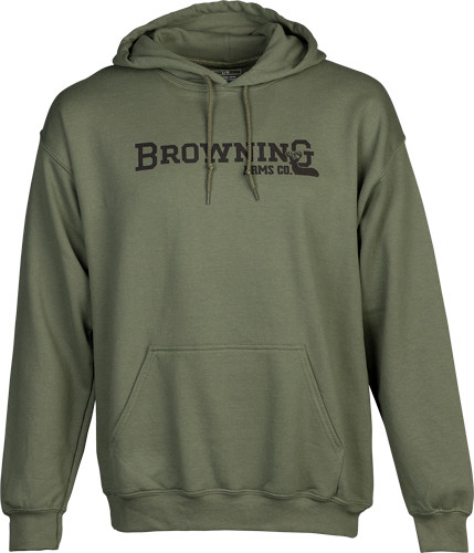 Browning Hoodie Branded BUCK MARK GREEN Large