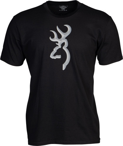 Browning Stainless Steel T-shirt HT Buckmark BLACK Large
