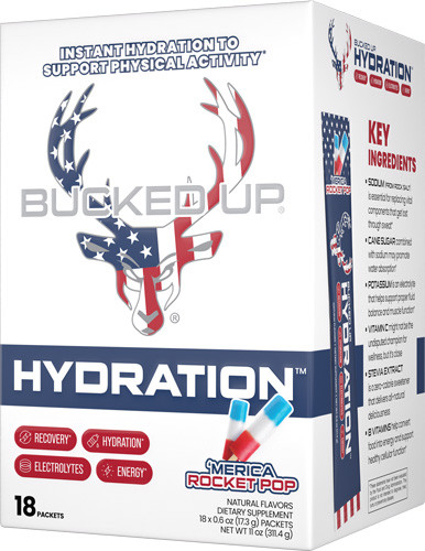Bucked Up UP Hydration 2.0 Rocket POP 18 COUNT