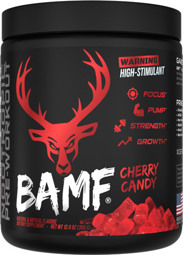 Bucked Up UP Pre-workout BAMF Cherry HARD CANDY 30 Servings