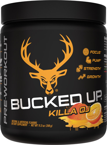 Bucked Up UP Pre-workout KILLA OJ 30 Servings