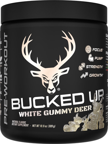 Bucked Up UP Pre-workout WHITE GUMMY DEER Pineapple 30serving