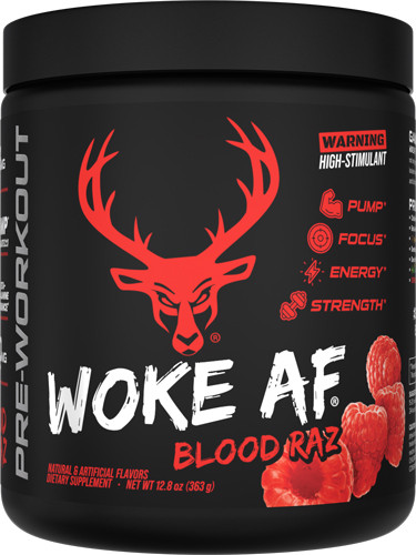 Bucked Up UP Pre-workout WOKE AF BLOOD RAZ 30 Servings