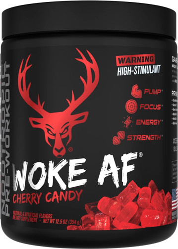 Bucked Up UP Pre-workout WOKE AF Cherry HARD CANDY 30 Servings!