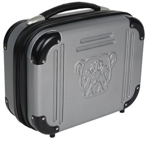 Bulldog Polycarbonate Pistol CASE With TSA COMO LOCK GREY 9"