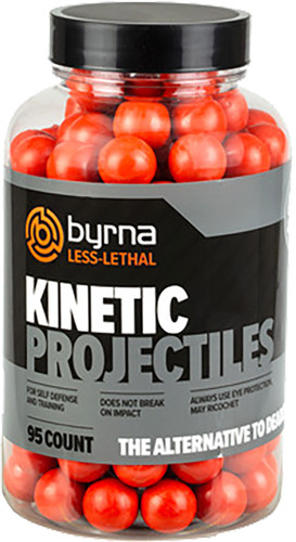 Byrna Technologies Kinetic Projectiles 95CT TUB .61 CAL FITS CL Launcher