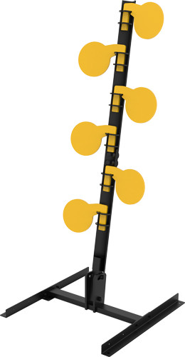 Caldwell AR500 Dueling TREE 3/8" AR500 STEEL Yellow 6 TGTS