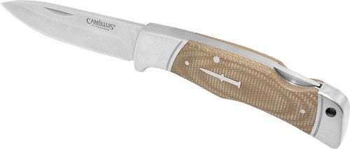 Camillus Classic LOCK BACK 3.25" Stainless Steel DROP POINT Micarta