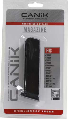 Canik TP9 Magazine Accessory-magazines for Centerfire Pistol - 9mm LUGER (9X19,9mm PARABELUM), 18-Round