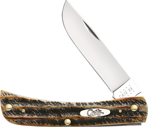 Case Knives Knives 6.5 BONE STAG SOD Buster JR