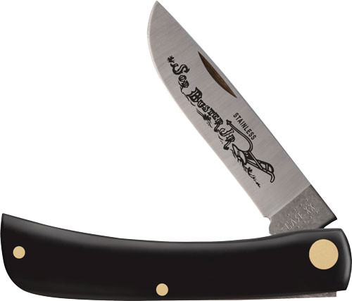 Case Knives Knives BLACK Synthetic Smooth SOD Buster JR