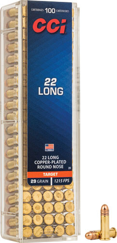 Cci 22 Coyote Brown LONG 29GR Copper RN 1215FPS 100RD 50bx/case