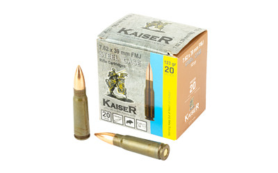 Century Arms Kaiser 7.62x39 123GR FMJ 20/1000
