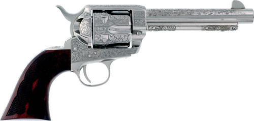 Cimarron Buffalo BILL CODY 357MAG 5.5" Engraved Nickel