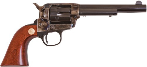 Cimarron MODEL P JR 38SPL Fixed Sights 5.5" Cc/blued Walnut