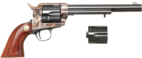 Cimarron P-model DUAL Cylinder 45LC/45ACP Fixed Sights 7.5" CC/BL WAL