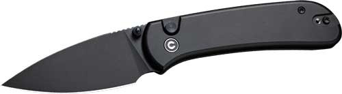 Civivi KNIFE Quibit 2.98" Black/ Black Stonewash Button LOCK!