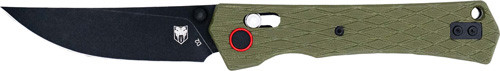 Cobratec Knives Legacy BAR LOCK 3.5" G10 Olive Drab Green/black D2 BLADE