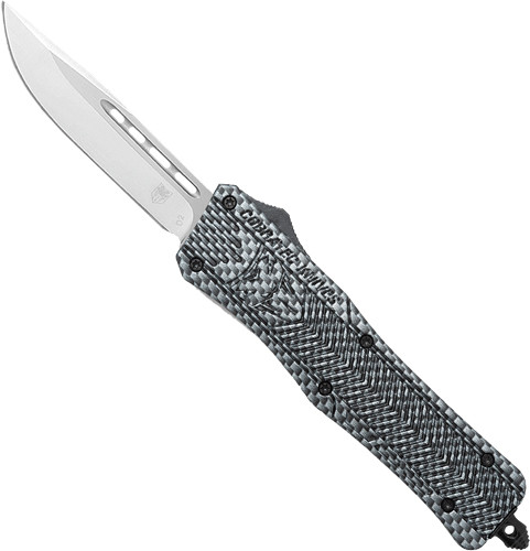Cobratec Knives Medium CTK1 OTF Carbon FIBER 3" DROP POINT