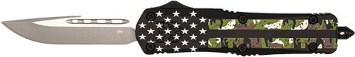 Cobratec Knives Medium FS3 OTF CAMO American FLAG 3" DROP POINT