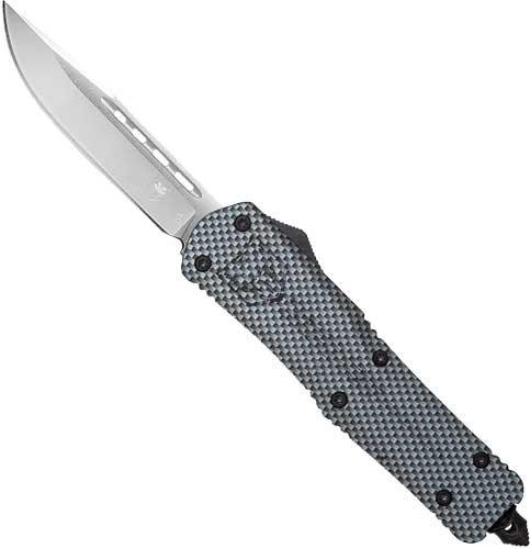 Cobratec Knives Small FS3 OTF Carbon FIBER 3" D2 DROP POINT