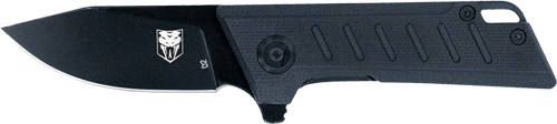 Cobratec Knives Small Riptide Folder 2" Black/black D2 BLADE
