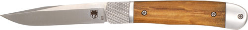 Cobratec Knives Trapper Hidden Release 3.12" OLIVE WOOD D2