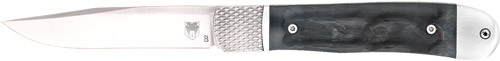 Cobratec Knives Trapper Hidden Release 3.18" BLACK BNE Scales