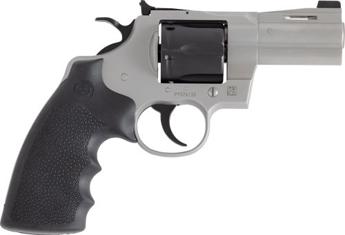 Colt Python 357MAG 3" Two-tone MATTE WITH HOGUE GRIPS (TALO)