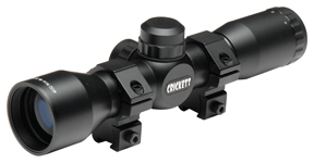 Crickett 4x32mm SCOPE Mil-dot W/rings BLACK MATTE