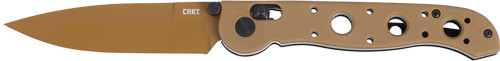 Crkt Knives M16-02XD 3.5" PLAIN EDGE SPEAR POINT Desert