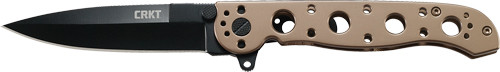 Crkt Knives M16-03BK 3.5" PLAIN EDGE SPEAR POINT BLACK BLADE Bronze