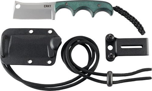 Crkt Knives Minimalist Cleaver NECK KNIFE 2.13" PLAIN EDGE W/SHTH