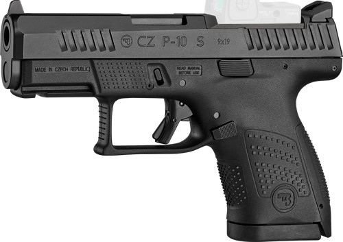 Cz Usa P-10 S Optics Ready 9mm Fixed Sights 12RD BLACK Polymer FRAME