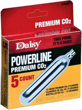 Daisy CO2 Cylinder 12 GRAM 5-PACK